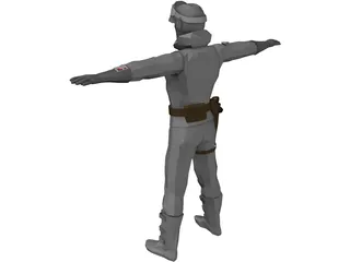 Star Wars Hoth Soldier 3D Model