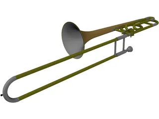 Trombone 3D Model