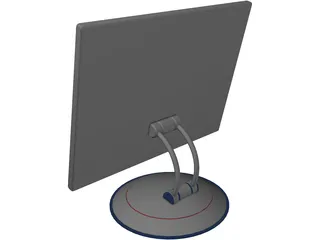 TFT LCD Monitor 3D Model