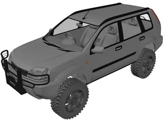 Nissan X-Trail 4x4 [Tuned] 3D Model