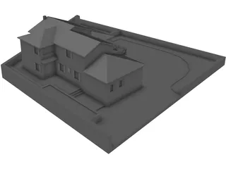 Family House 3D Model