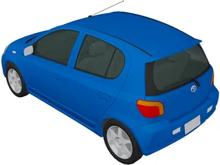 Toyota Vitz (2002) 3D Model