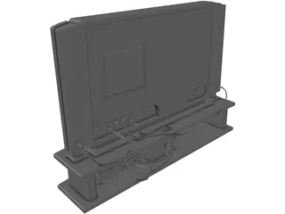 Phillips PlasmaVision TV 3D Model