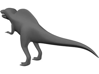 Spinosaurus Toy 3D Model