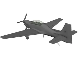 Embraer EMB 312 Tucano 3D Model