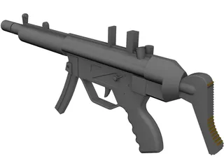 H&K MP5 3D Model