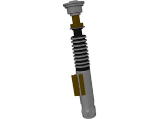 Luke Skywalker Lightsaber 3D Model