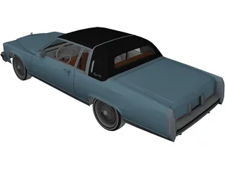 Cadillac DeVille Coupe (1984) 3D Model