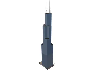 Sears Tower 3D Model