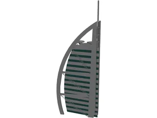 Burj al arab 3D Model