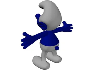 Smurf 3D Model