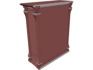 Bedroom Armoire 3D Model