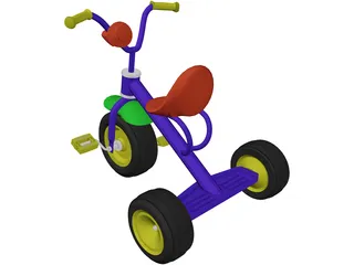 Childs Bike 3D Model