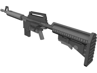 M4A1 3D Model