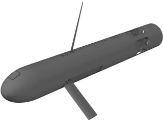 Unmanned Underwater Vehicle (UUV)  3D Model