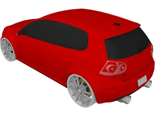 Volkswagen Golf 5 GTI 3D Model