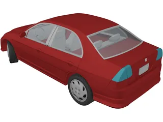 Honda Civic (2005) 3D Model