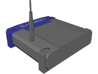 Linksys WRT54G 3D Model