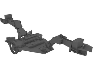 Robot - Autonomous Construction Vehicle 3D Model