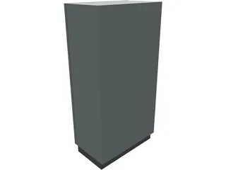 Fridge 2 Door 3D Model