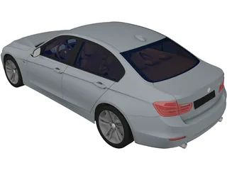 BMW 335i F30 (2015) 3D Model