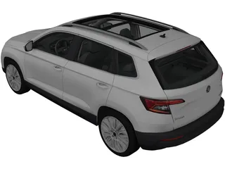 Skoda Karoq (2018) 3D Model