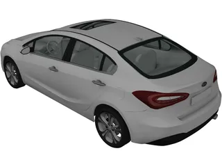 Kia Cerato Forte (2014) 3D Model