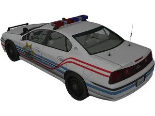 Chevrolet Impala Highway Patrol 3D Model