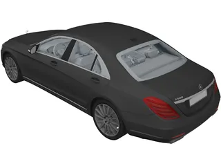 Mercedes-Benz S500 3D Model