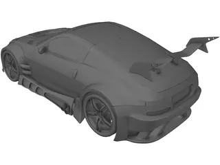 Nissan 350Z [Tuned] 3D Model