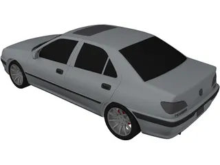 Peugeot 406 3D Model