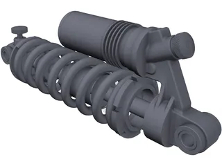 Shock Absorber DNM Burner RCP 3D Model