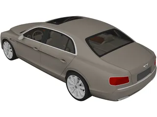 Bentley Continental Flying Spur (2014) 3D Model