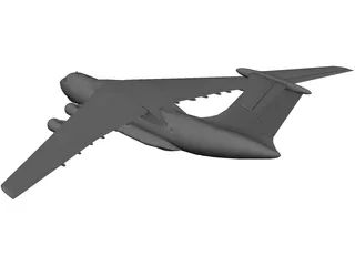 Ilyushin IL-76 Candid 3D Model