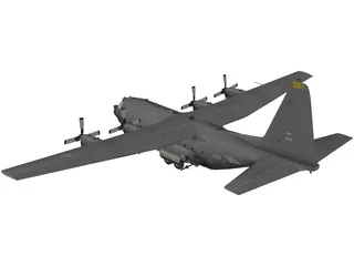 Lockheed AC-130 Spooky 3D Model