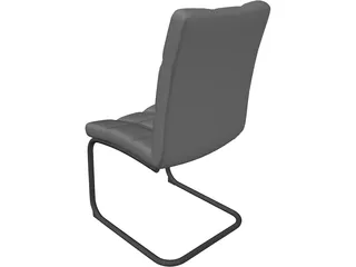 Soft Business Chair 3D Model