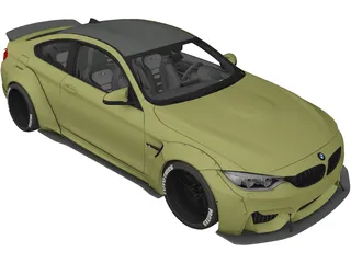 BMW M4 LB Performance 3D Model