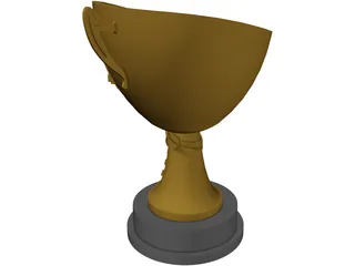 BJJ World Cup Trophy 3D Model