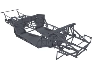 Lamborghini Diablo/Murcielago Kit-Car Chassis 3D Model