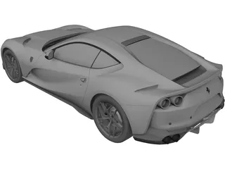 Ferrari 812 Superfast 3D Model