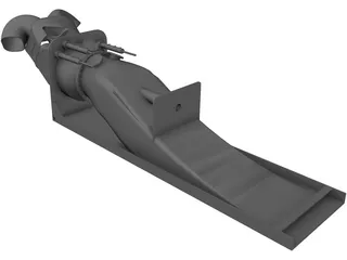 Rolls-Royce Waterjet 3D Model