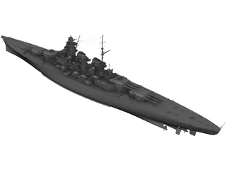 SMS Grosser Kurfurst 3D Model