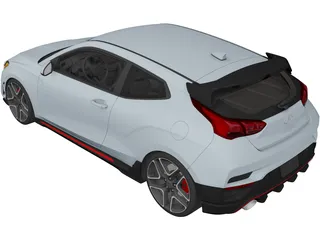 Hyundai Veloster (2019) 3D Model