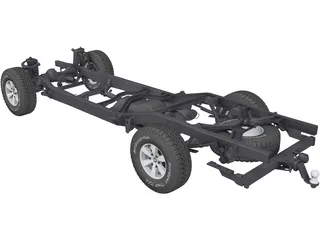 Toyota Hilux Frame (2011) 3D Model