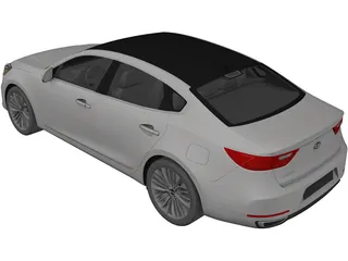 Kia Cadenza (2017) 3D Model