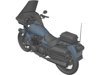 Kawasaki Police 1000 3D Model