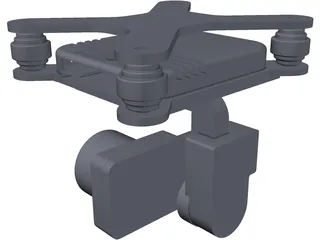 DJI Phantom Gimbal 3D Model