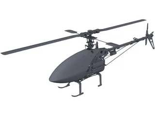 RC Helicopter 3D Model