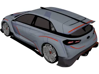 Hyundai RN30 Concept 3D Model