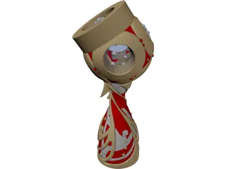 FIFA Cup Russia 2018 Trophy 3D Model